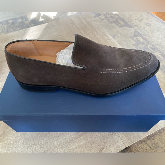 Dark Brown Suede Carter Loafer by The Rawls - Picture 2 of 8